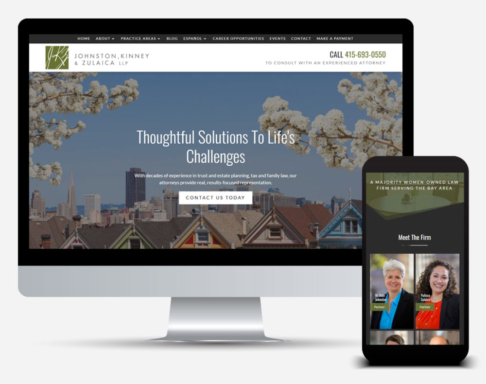 johnston, Kinney & Zulacia website